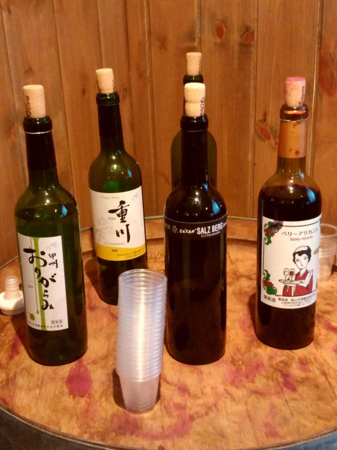 ワインの試飲