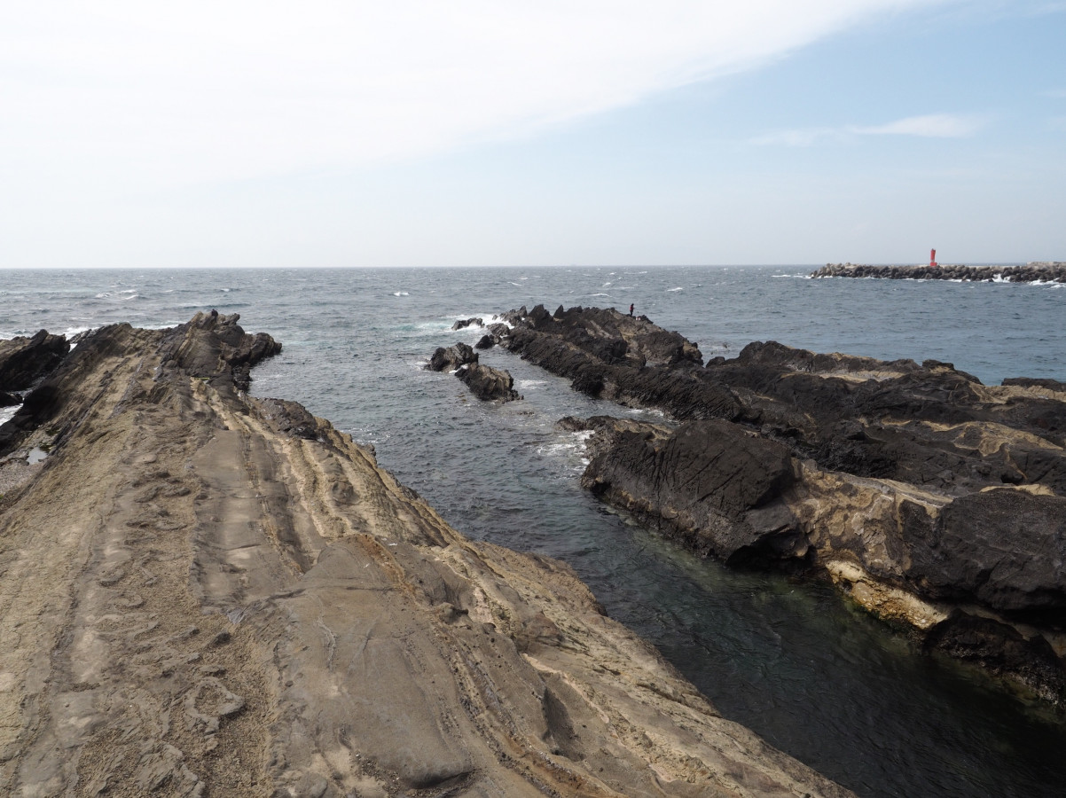 城ヶ島京急ホテル前の風景