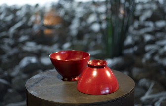 輪島塗　角 偉三郎　利休皿 309272c64f2494442b4dfe941d1126