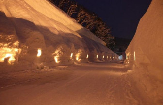 豪雪で有名・肘折温泉郷の「ドカ雪・大雪割キャンペーン」