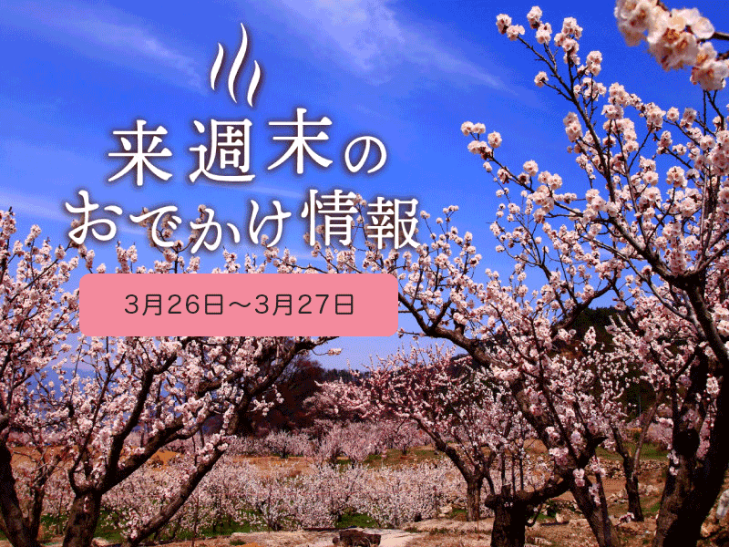 春爛漫！今こそ行きたい温泉地厳選イベント