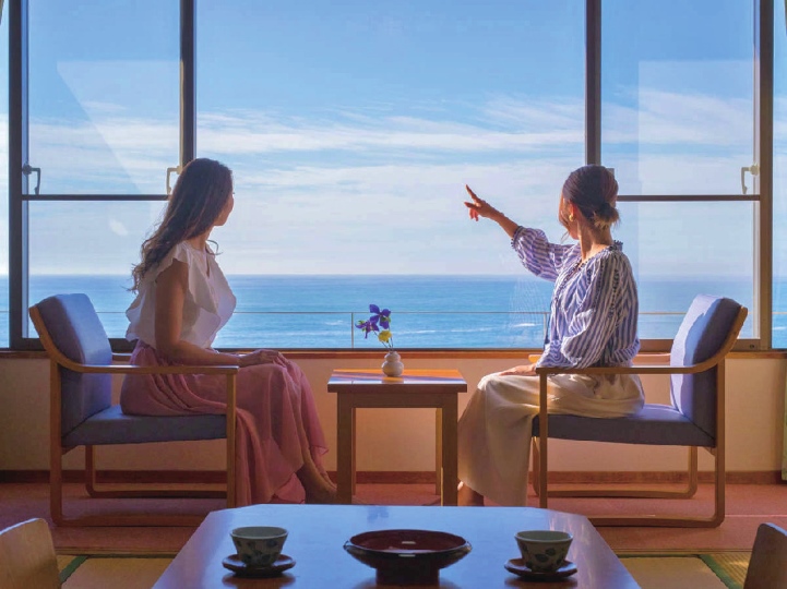 海が見えてくつろげる和室(イメージ)